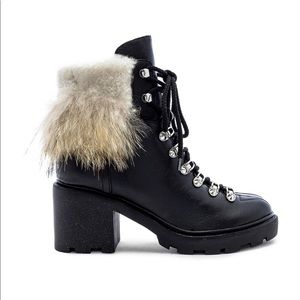 Sigerson Morrison Black Moto Combat Boots size 9